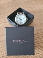 Montre homme Pontiac (modèle Eric) neuve, Handtassen en Accessoires, Horloges | Heren, Leer, Staal, Polshorloge, Nieuw