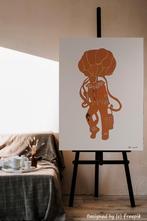 Toile acrylique thème Gille de Binche, Enlèvement