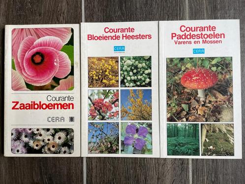 3 boeken over bloemen, heesters, paddestoelen Cera, Boeken, Wonen en Tuinieren, Zo goed als nieuw, Ophalen of Verzenden