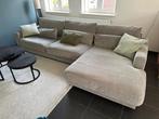 Grijze zetel met Lounge gedeelte, Ophalen, Zo goed als nieuw