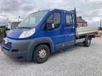 Peugeot Boxer 2.2 HDI tweepersoonscabines met flatbed., Auto's, Diesel, Particulier, Te koop, Boxer