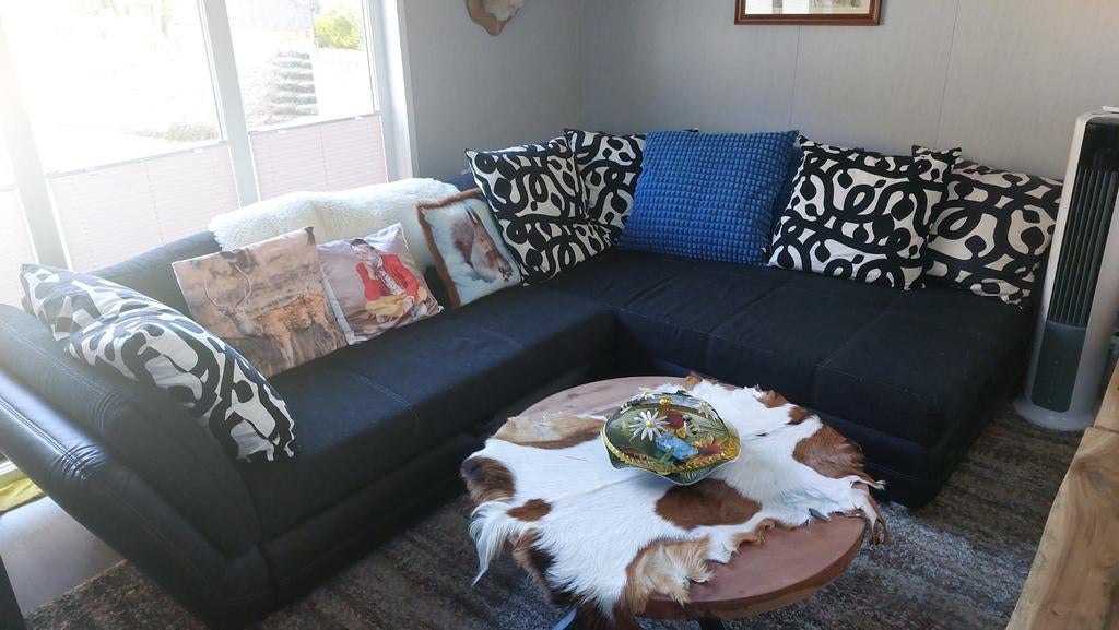 Salonhoekzetel met bed, Ophalen