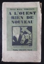 A l'ouest rien de nouveau - E. M. Remarque - 1929, Ophalen of Verzenden, Gelezen