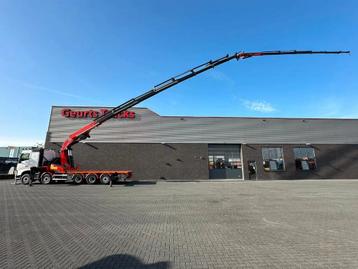 Volvo FH 540 10X4 + FASSI F1650RAL.2.28 + JIB L616L KRAAN/KR, Automaat, Euro 6, 397 kW, Wit