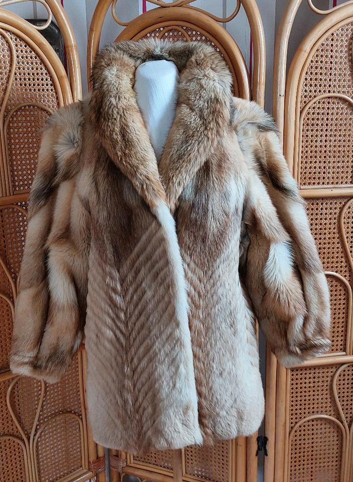 Manteau de  fourrure véritable taille 40-42, Kleding | Dames, Jassen | Winter, Zo goed als nieuw, Ophalen of Verzenden