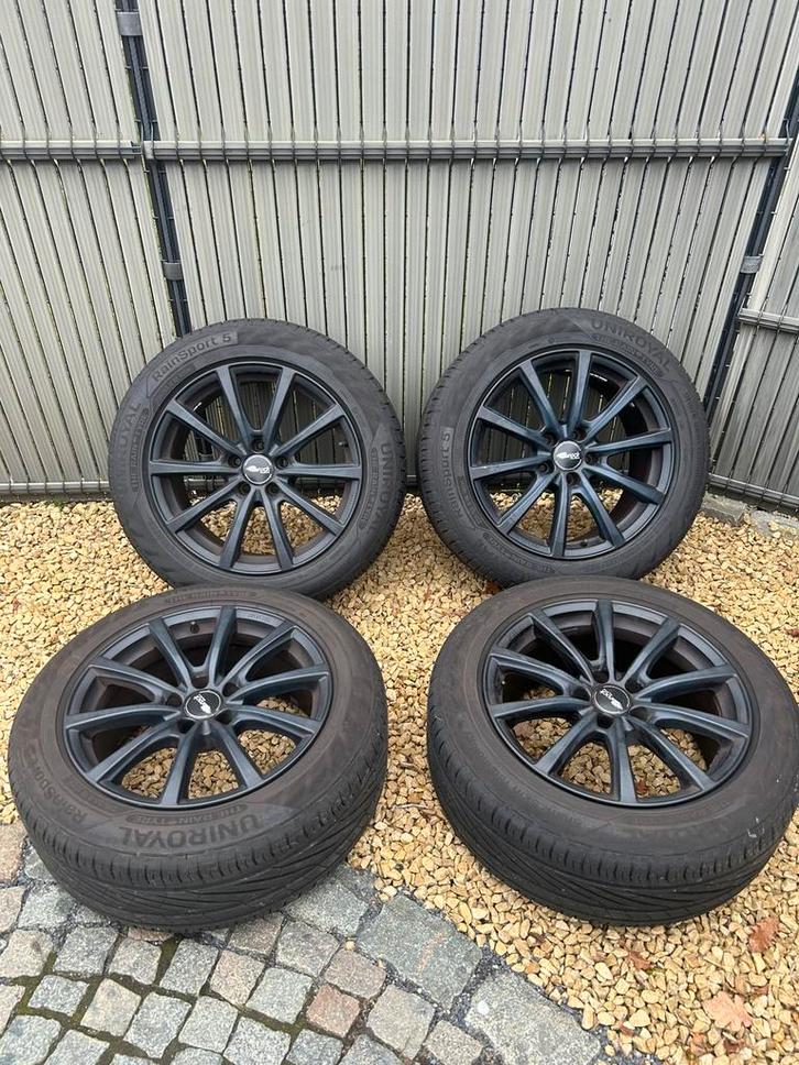 Brock velgen met nieuwe banden 5x115, Auto-onderdelen, Banden en Velgen, Band(en), Zomerbanden, 18 inch, Ophalen