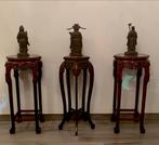 MAGNIFICENT ANTIQUE FU LU SHOU SET IN VERY ANCIEN BRONZE, Ophalen