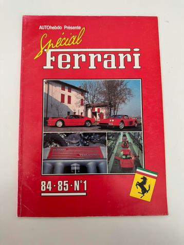 Boek Auto Hebdo Special Ferrari 1984/1985