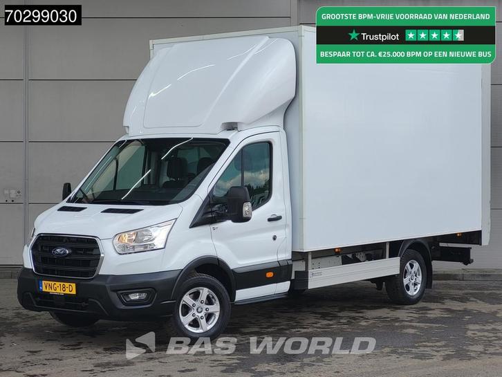 Ford Transit 130pk D'Hollandia Laadklep Zijdeur Bakwagen Air, Auto's, Bestelwagens en Lichte vracht, Bedrijf, Te koop, Achteruitrijcamera
