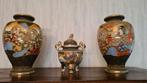 Set Japanse porseleinen vazen, Antiek en Kunst, Antiek | Vazen, Ophalen