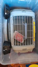 Reisbak kat, grotere maat, geurpoeder, eet- en drinkbakje, Enlèvement, Comme neuf