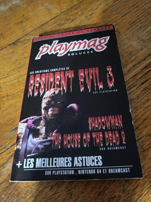 livre de jeux video playmag resident evil 3 / shadowman the, Consoles de jeu & Jeux vidéo, Jeux | Sony PlayStation 1, Reconditionné