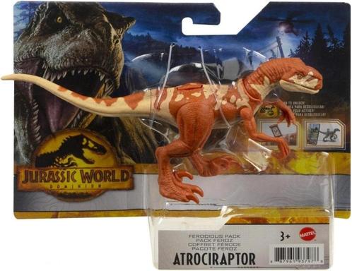 Jurassic World Atrociraptor Fierce Dinos-set (nieuw), Kinderen en Baby's, Speelgoed | Actiefiguren, Nieuw, Ophalen of Verzenden