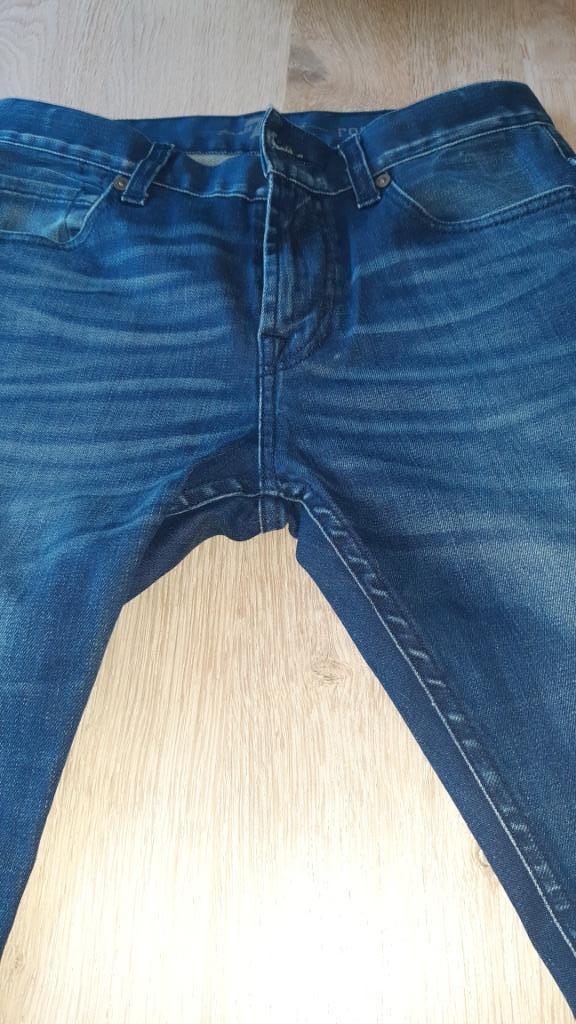 Jeans  7 For All mankind Ronnie, Kleding | Heren, Spijkerbroeken en Jeans, Gedragen, Overige jeansmaten, Blauw, Ophalen of Verzenden