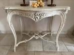 Landelijk tafeltje table sculpté bijzettafel, Huis en Inrichting, Ophalen of Verzenden