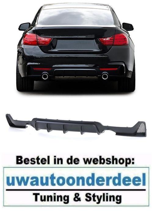 M Pakket Diffuser Mat Zwart Geschikt Voor Bmw 4 serie F32 F3, Auto diversen, Tuning en Styling, Verzenden
