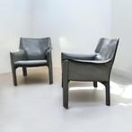 set 2x Mario bellini CAB armchair Lounge model 414 Cassina, Ophalen of Verzenden