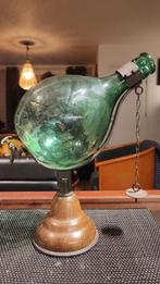 Antieke Franse wijn flessenhouder met mandflesdispencer, Antiek en Kunst, Ophalen of Verzenden