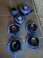 Kobalt blauw thee servies, Ophalen of Verzenden