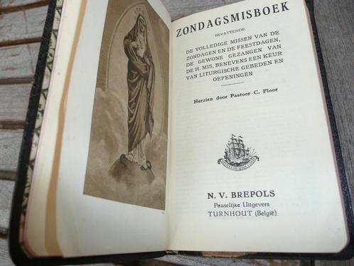 zondagsmisboek N.V. Brepoels Turnhout 1953, Collections, Religion, Comme neuf, Christianisme | Catholique, Livre, Enlèvement ou Envoi