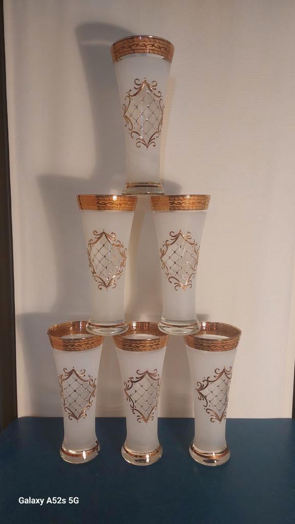 Prachtige antieke bier of drinkglazen., Antiek en Kunst, Kunst | Designobjecten, Ophalen of Verzenden