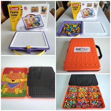 2 draagbare educatieve en creatieve spellen met in elkaar gr beschikbaar voor biedingen