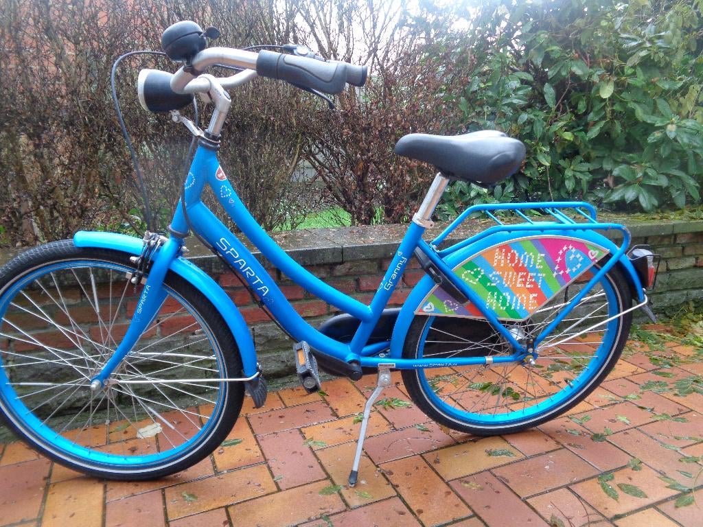 meisjesfiets, Ophalen, Gebruikt, Handrem