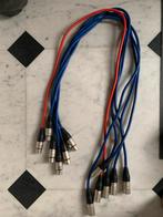 6 NEUTRIK XLR 1M-kabels. M/V te koop per paar., Ophalen of Verzenden, Gebruikt, Minder dan 2 meter, Overige kabels
