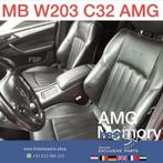 W203 Mercedes C Klasse C32 AMG Stoelen Leer + Memory panelen, Gebruikt, Ophalen of Verzenden, Mercedes-Benz