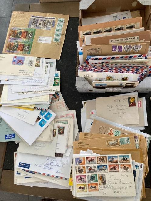 Doos met brieven en kaarten...., Postzegels en Munten, Postzegels | Volle albums en Verzamelingen, Ophalen of Verzenden