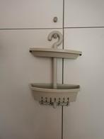 Houder voor doucheproducten, 2 schappen en 4 haken, Ophalen, Gebruikt