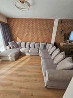 Dubbele hoekbank, afneembare hoes, Ophalen, Zo goed als nieuw, Stof