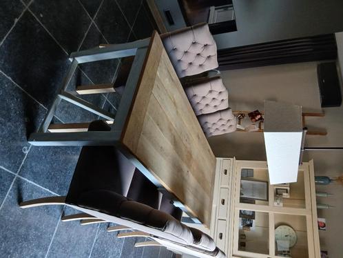 Landelijke stoelen, Huis en Inrichting, Stoelen, Gebruikt, Vijf, Zes of meer stoelen, Stof, Overige kleuren, Ophalen
