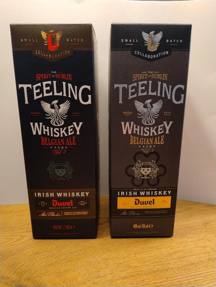 Teeling Duvel editie 2 en editie 3 whisky, Verzamelen, Wijnen, Nieuw, Ophalen