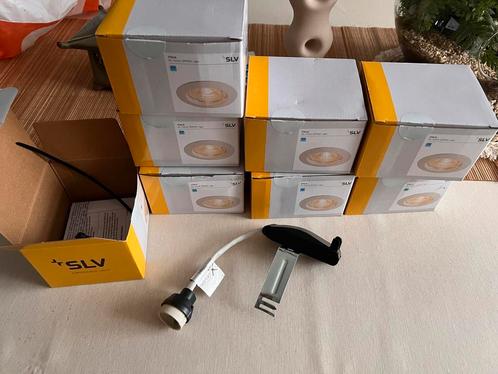 GU10 fitting met klembeugel, Huis en Inrichting, Lampen | Spots, Zo goed als nieuw, Plafondspot of Wandspot, Metaal of Aluminium