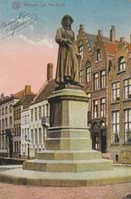 BRUGGE -  Standbeeld  Jan Van Eyck  + 105 Jaar Oud !, Verzamelen, Verzenden, Voor 1920, Gelopen, West-Vlaanderen