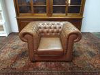 Engelse Chesterfield Fauteuil, Antiek en Kunst, Ophalen of Verzenden