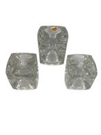 Bougeoirs en verre Vintage Space Age, Moins de 25 cm, Autres couleurs, -, Utilisé