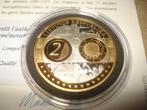 Pièce Commémorative Lituanie Arg/Plaqué Or Hommage à l'Euro, Postzegels en Munten, Munten | Europa | Euromunten, Setje, Overige landen