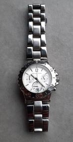 Michael Kors horloge zilverkleur metaal, Staal, Gebruikt, Staal, Polshorloge