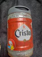 Oud biertonnetje Cristal Alken ( leeg ), Ophalen of Verzenden, Gebruikt