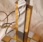 Design Lamp Hollywood Regency Style Chromé Metaal Goud 1980, Ophalen of Verzenden