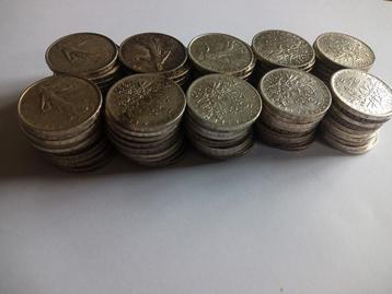 1 kg Nettozilver: 100 x 5 frank zilverzaaier beschikbaar voor biedingen