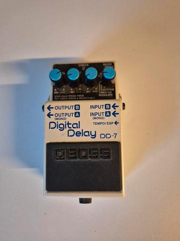 Pedale Boss Digital Delay DD 7, Enlèvement, Comme neuf