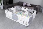 kunststof grondbox grijs/wit | kruipbox | speelbox | playpen, Kinderen en Baby's, Babyparken, Nieuw, Ophalen of Verzenden