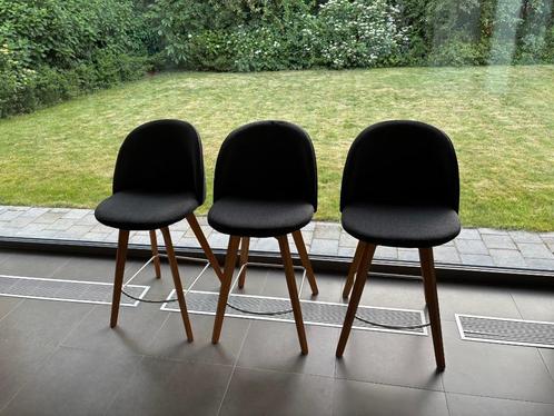 Barkrukken - Scandinavian - 2+1 gratis!, Huis en Inrichting, Barkrukken, Zo goed als nieuw, 30 tot 60 cm, Hout, 3 krukken, Met voetsteun