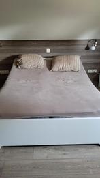 Bed Ikea 160x200, Huis en Inrichting, Ophalen, Overige materialen, Verstelbaar, Wit
