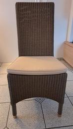 6 eetkamerstoelen-zien er als nieuw uit- taupe, Huis en Inrichting, Ophalen, Gebruikt