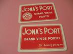 2 oude losse speelkaarten Jona's port / Anvers (11), Comme neuf, Carte(s) à jouer, Enlèvement ou Envoi