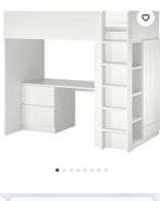 Bed-bureau-kast-boekenkast. IKEA, Kinderen en Baby's, Kinderkamer | Stapelbedden en Hoogslapers, Hoogslaper, Zo goed als nieuw